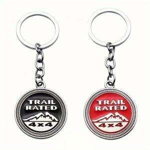 Jeep Trail Rated Key Tags